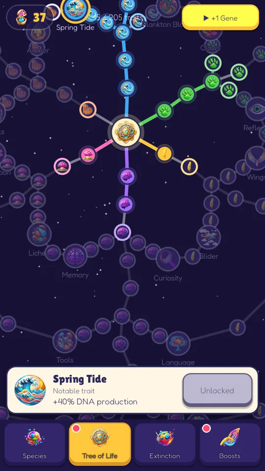 The Tree of Life skill tree